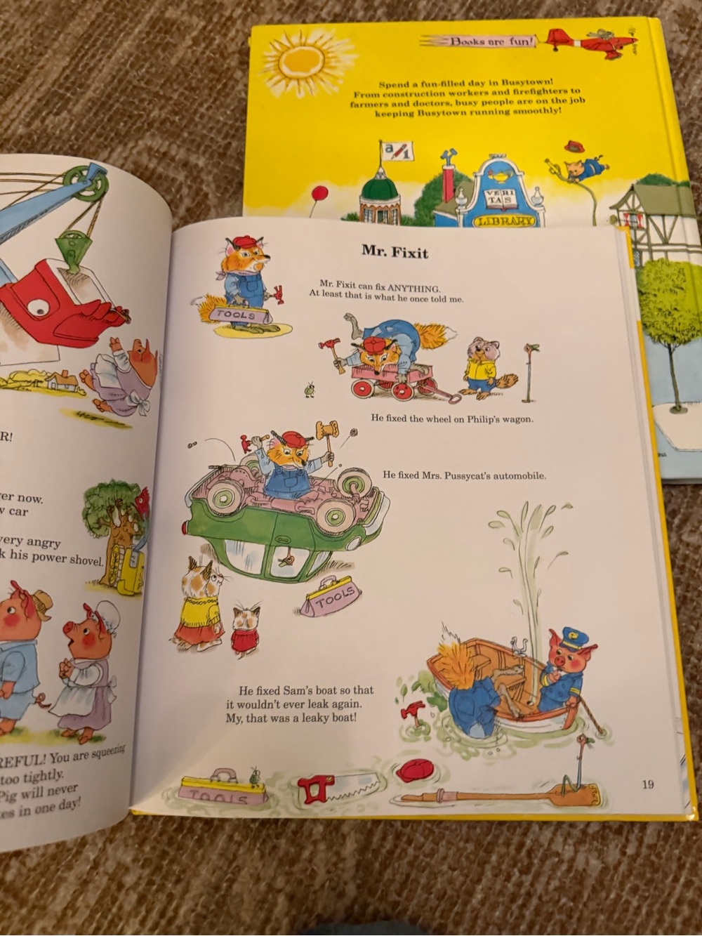 Richard Scarry Set - Funniest Storybook Ever & What Do People Do All Day? - Picture 6 of 8